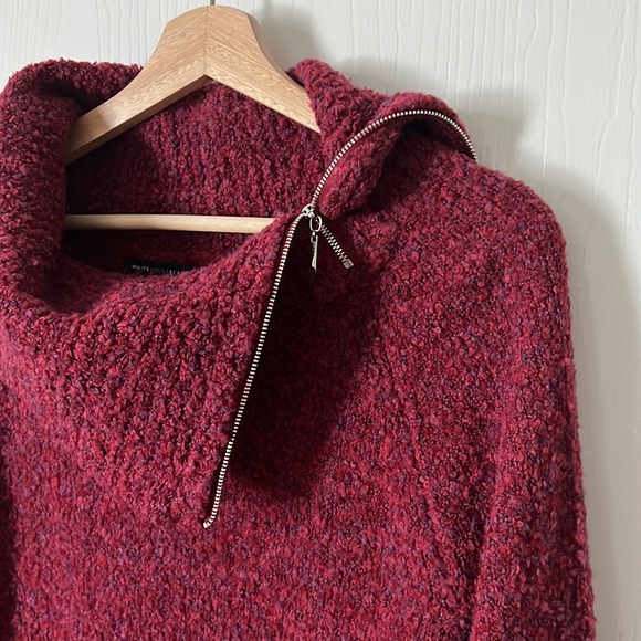 Whbm red sweater tunic s - Picture 2 of 13